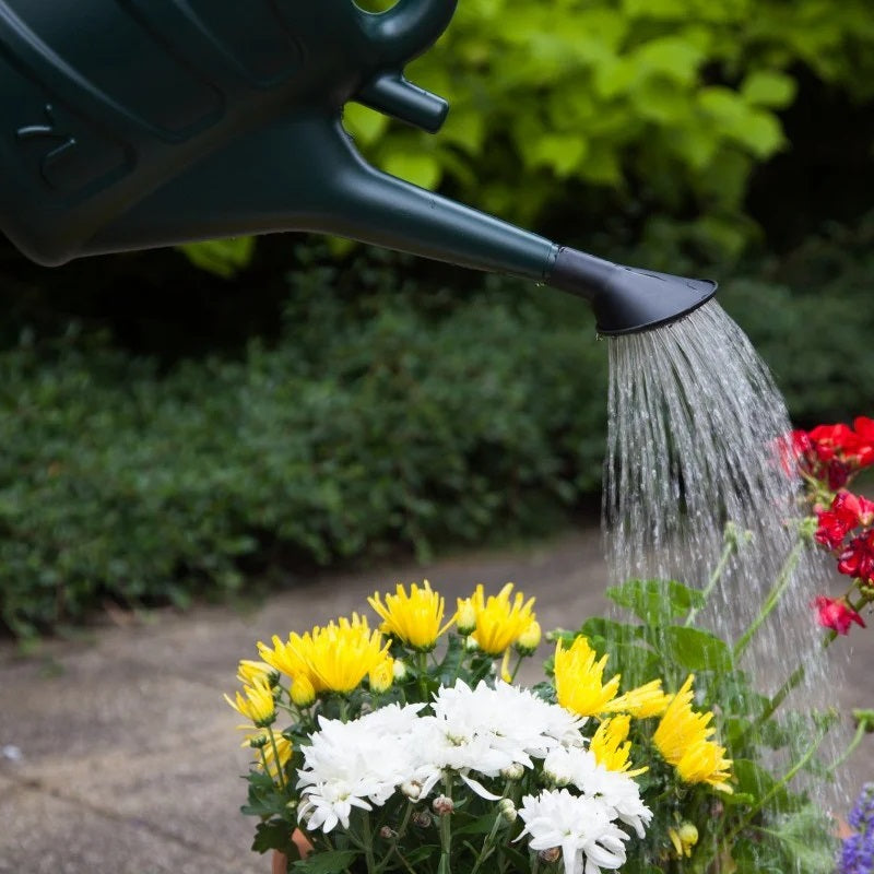Whitefurze Plastic Garden Watering Can Green 10Ltr G28WC10G | Outdoor Water Dispenser for Plants-Lawns and Greenhouses