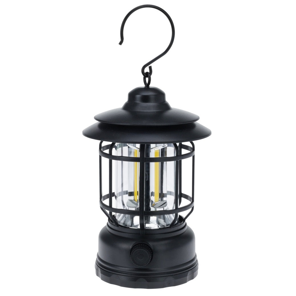 Redcliffs USB Rechargeable COB LED Dimmable Camping Lamp Black C22005010