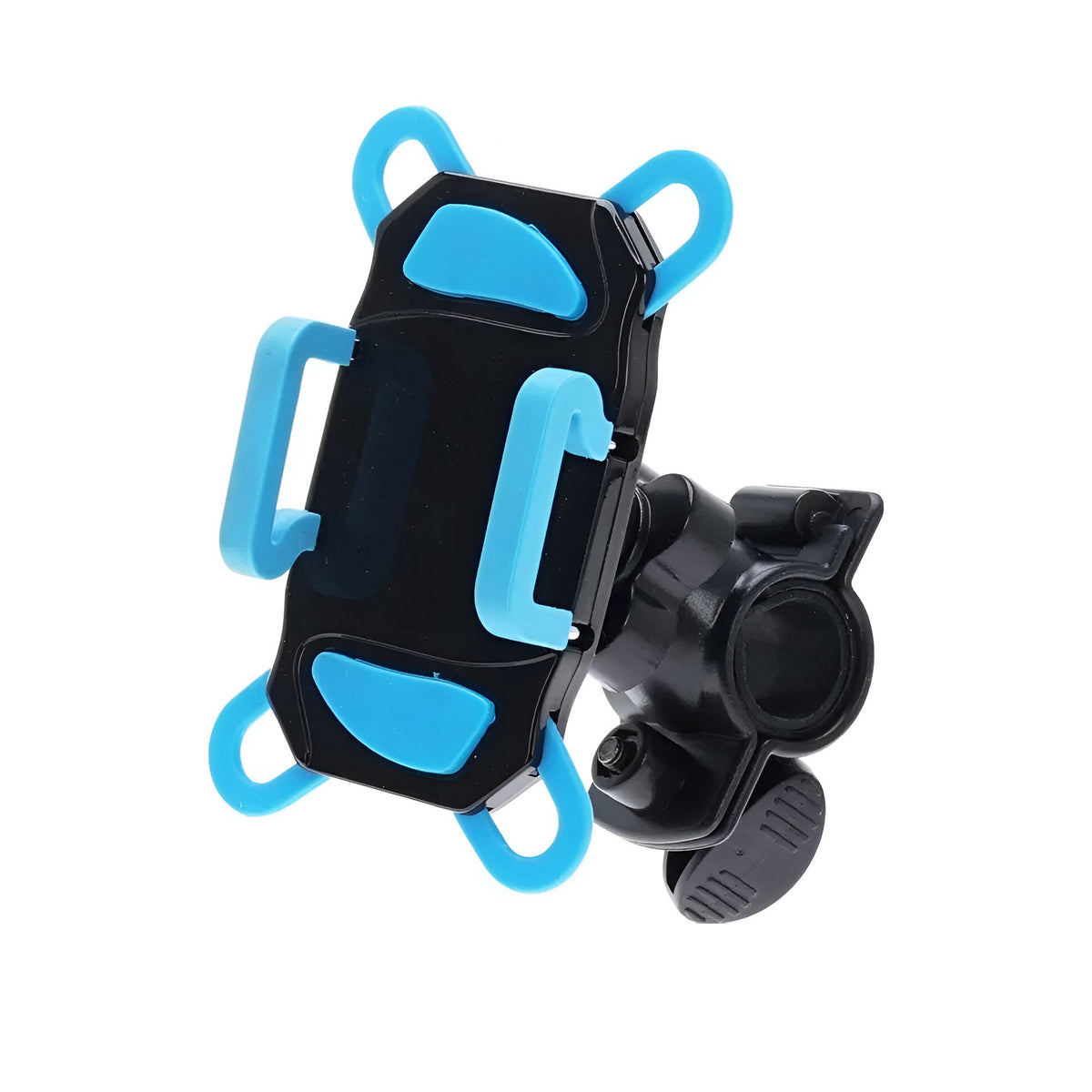 Premium Parts Bike Equipment Bike Phone Holder Black and Blue 109000420 | 360 Degree Rotation