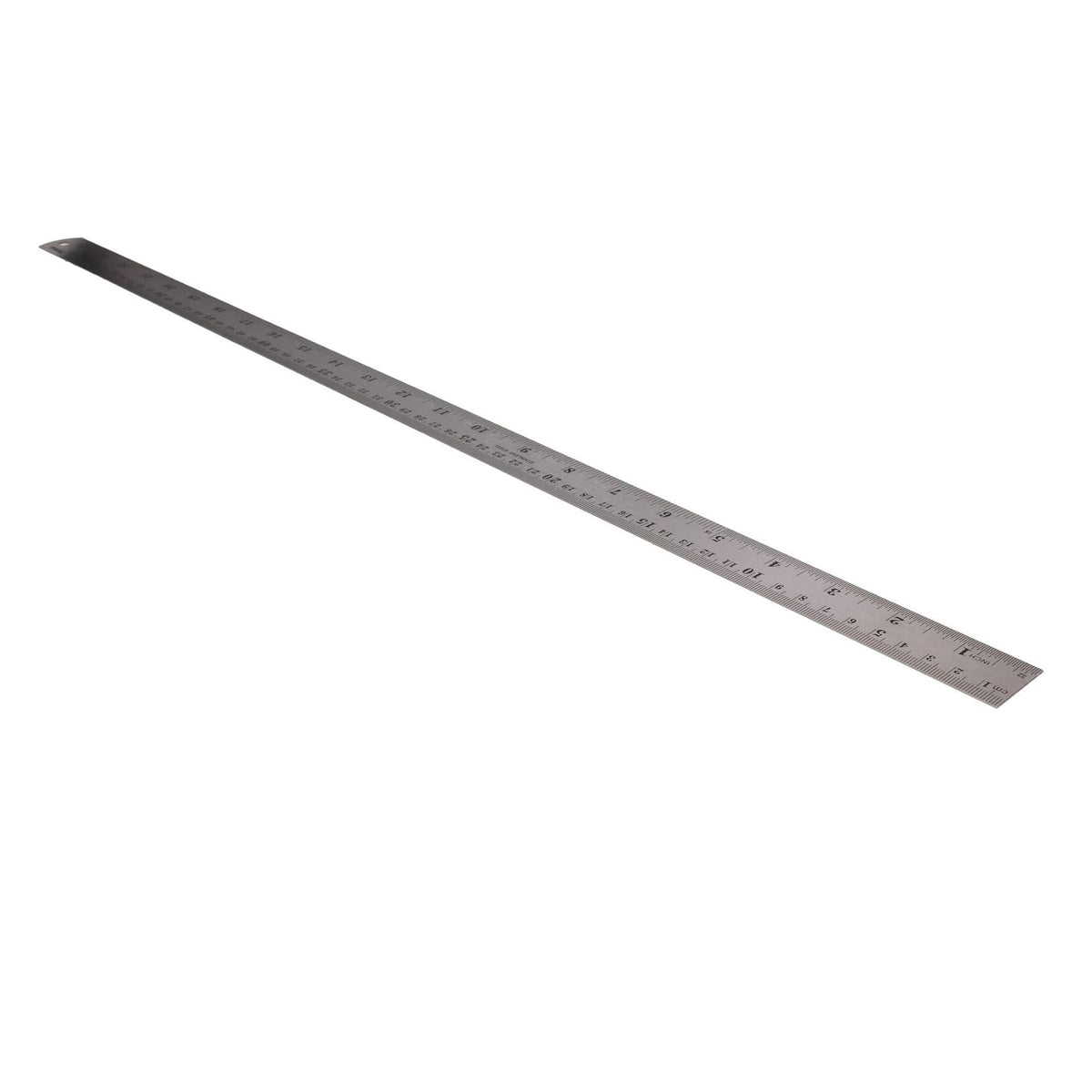 Rolson Stainless Steel Ruler Silver 600mm 50826 | Measuring Tool with Metric and Imperial Markings | Ideal for DIY-Woodworking and Craft Projects