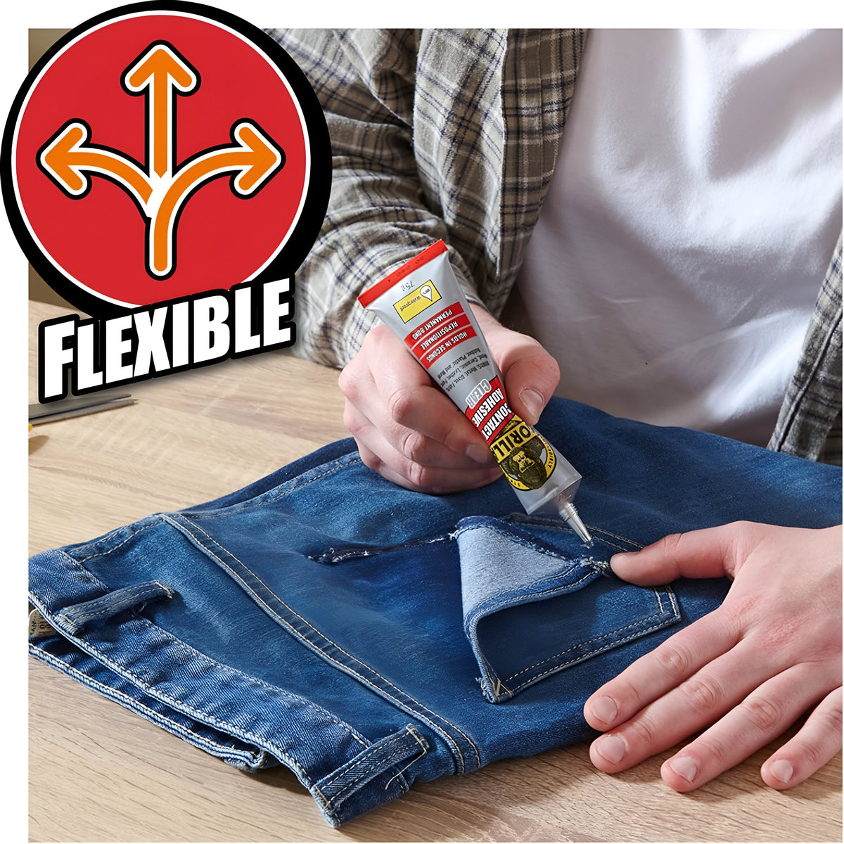 Gorilla Contact Adhesive Glue Clear 75g 3542 | Holds in Seconds | Repositionable | Permanent Bond | Waterproof | Bonds Metal - Glass - Fabric - Wood - Ceramic - Leather Paper - rubber - Plastic and More