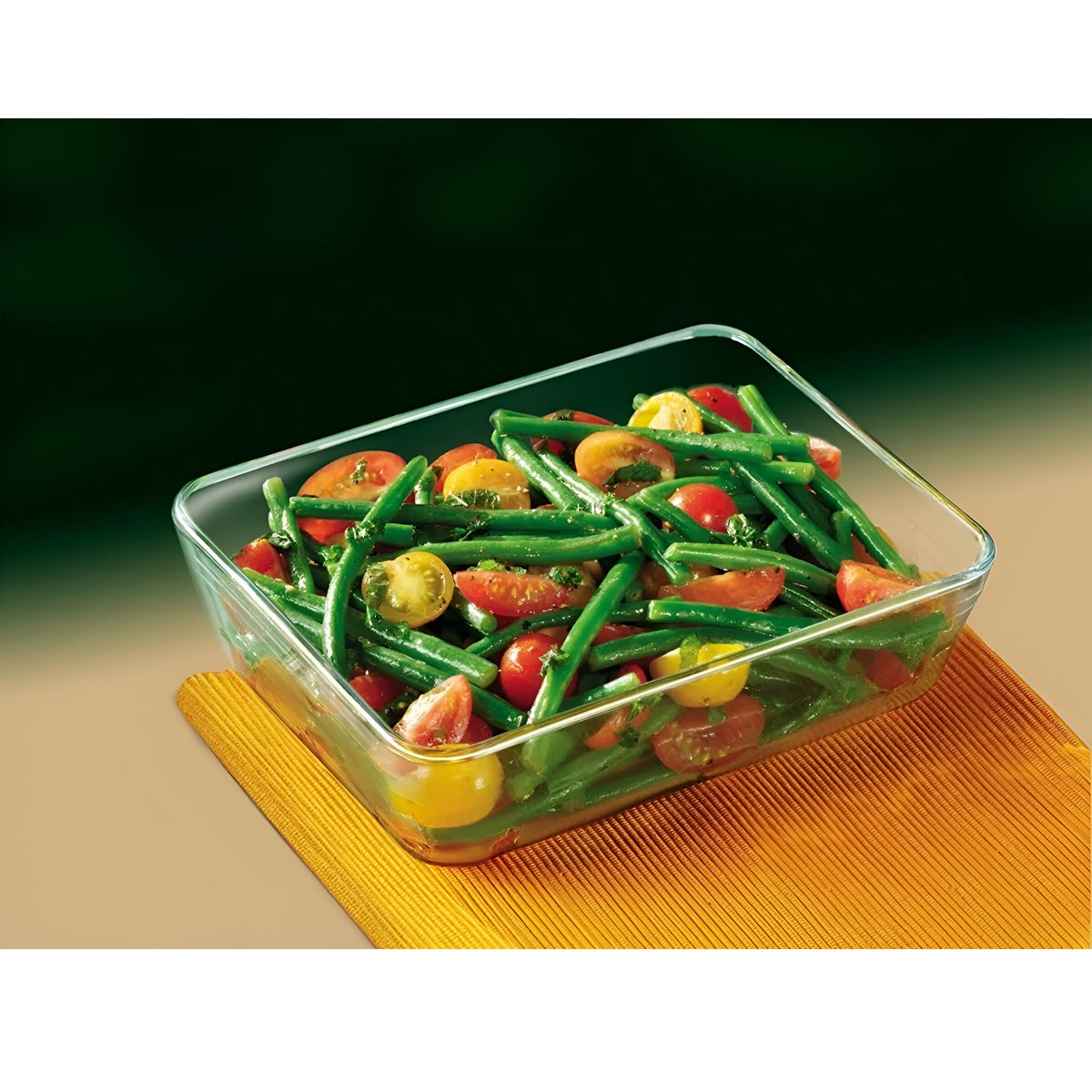 Pyrex Rectangular Dish With Plastic Lid Transparent 1.5Ltr 22cm x 17cm x 6cm 242P000 | Cook and Freeze | Freezer Safe | Oven Safe