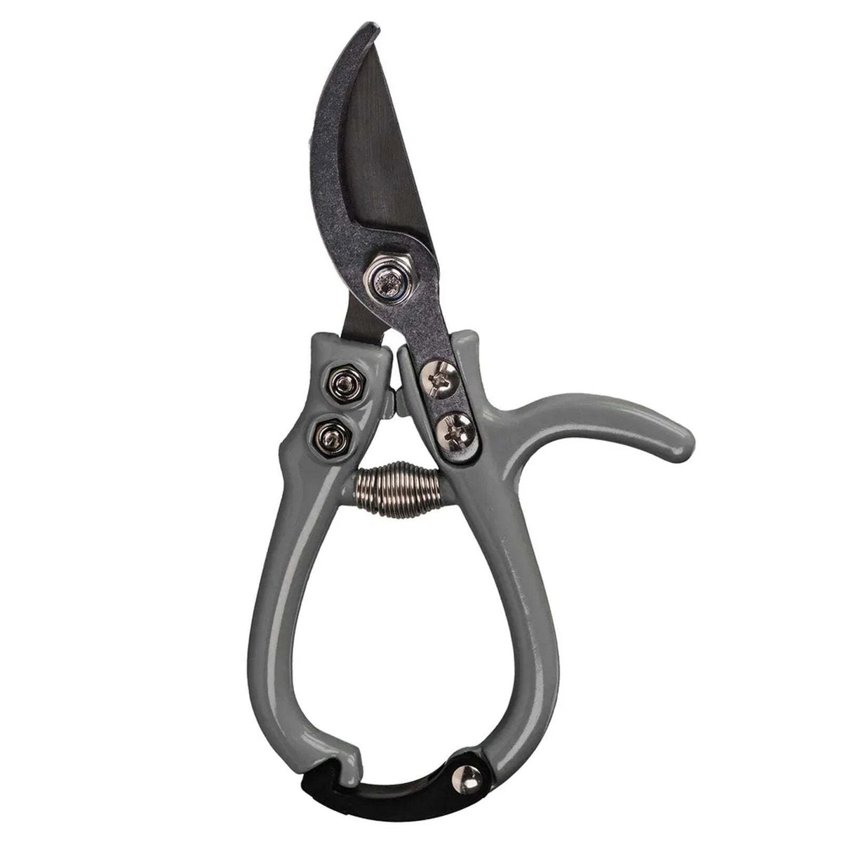 Dekton Precision Pruner Grey 15.5cm DTG5035 | 8mm Max Cut Diameter | Prune Plants and Flowers | Lightweight and Handy for Small Pruning Jobs | High Quality Stainless Steel Blades | Ergonomic Design Fits Comfortably in Hand | Safety Lock for Secure