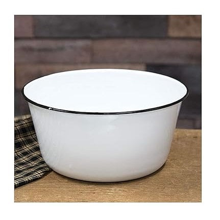 Classic Melamine Bowl with Black Rim White 250ml 177601810 | Serving Bowl for Camping-Kitchen or Everyday Use