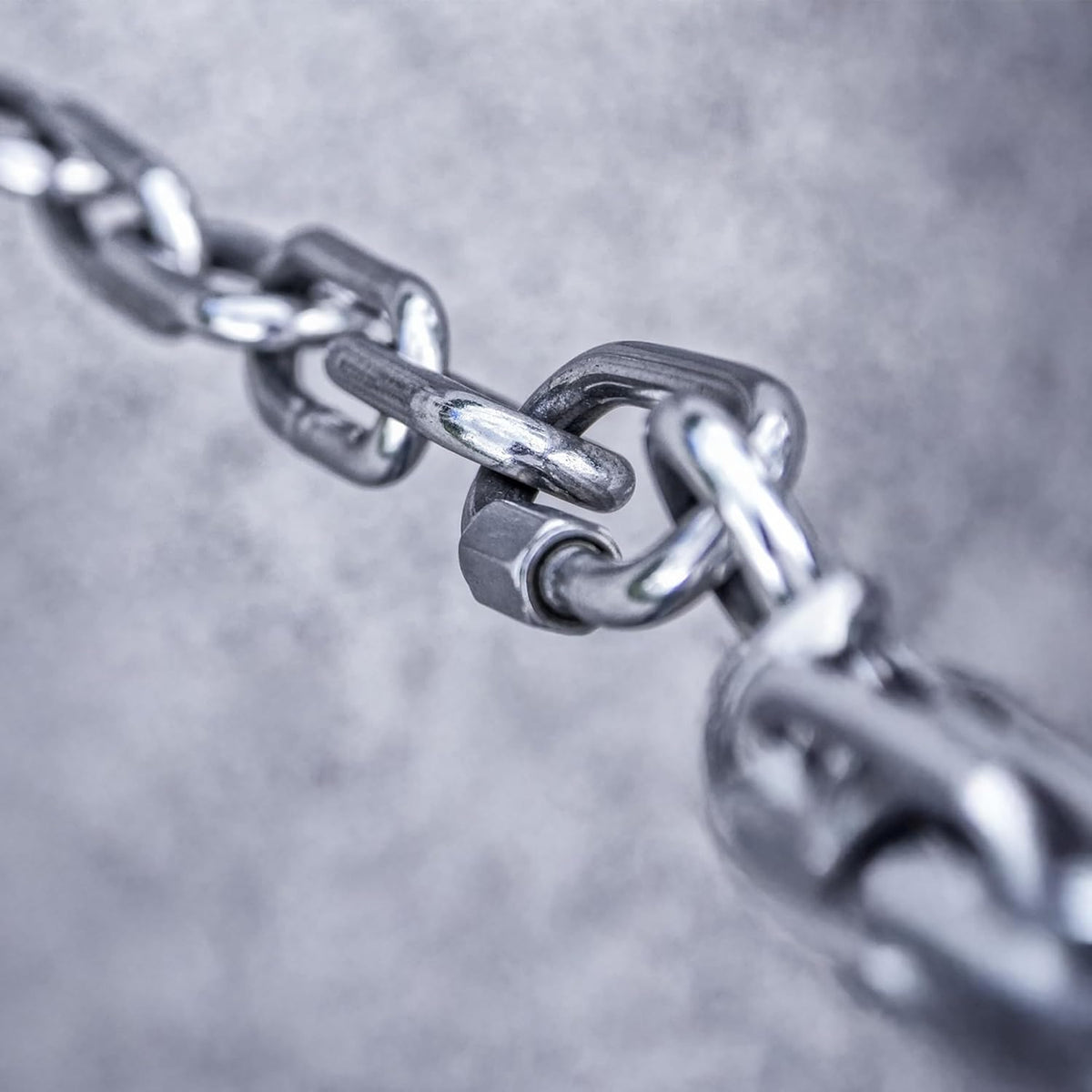 Dekton Chain Link Connectors Silver 10mm Pack of 2 DH70180 | Multi-Purpose | Heavy Duty | Durable | Threaded End and Hexagon Nut Ensures a Safe Connection | High Strength Steel Construction | Rust Resistant Stainless Steel | Ideal for Use with Swing Sets
