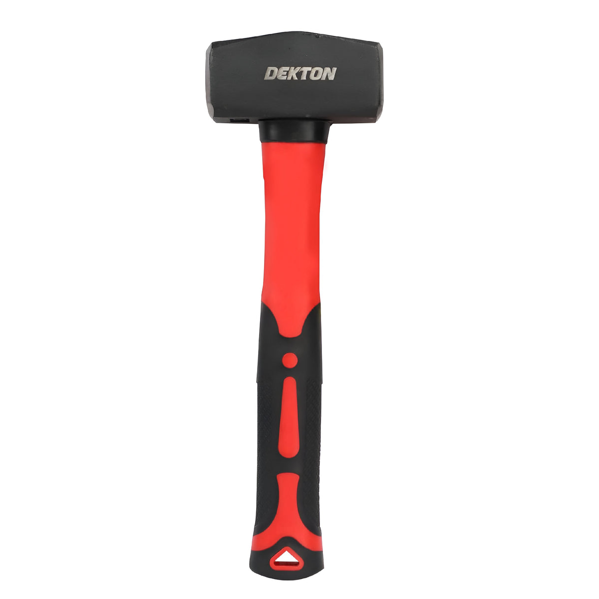 Dekton Club Hammer Red and Black 1kg DT10312 | Heavy Duty | Fibreglass Handle for Shock Absorption | Drop Forged | Ergonomic Anti-Slip Grip | Durable Carbon Steel