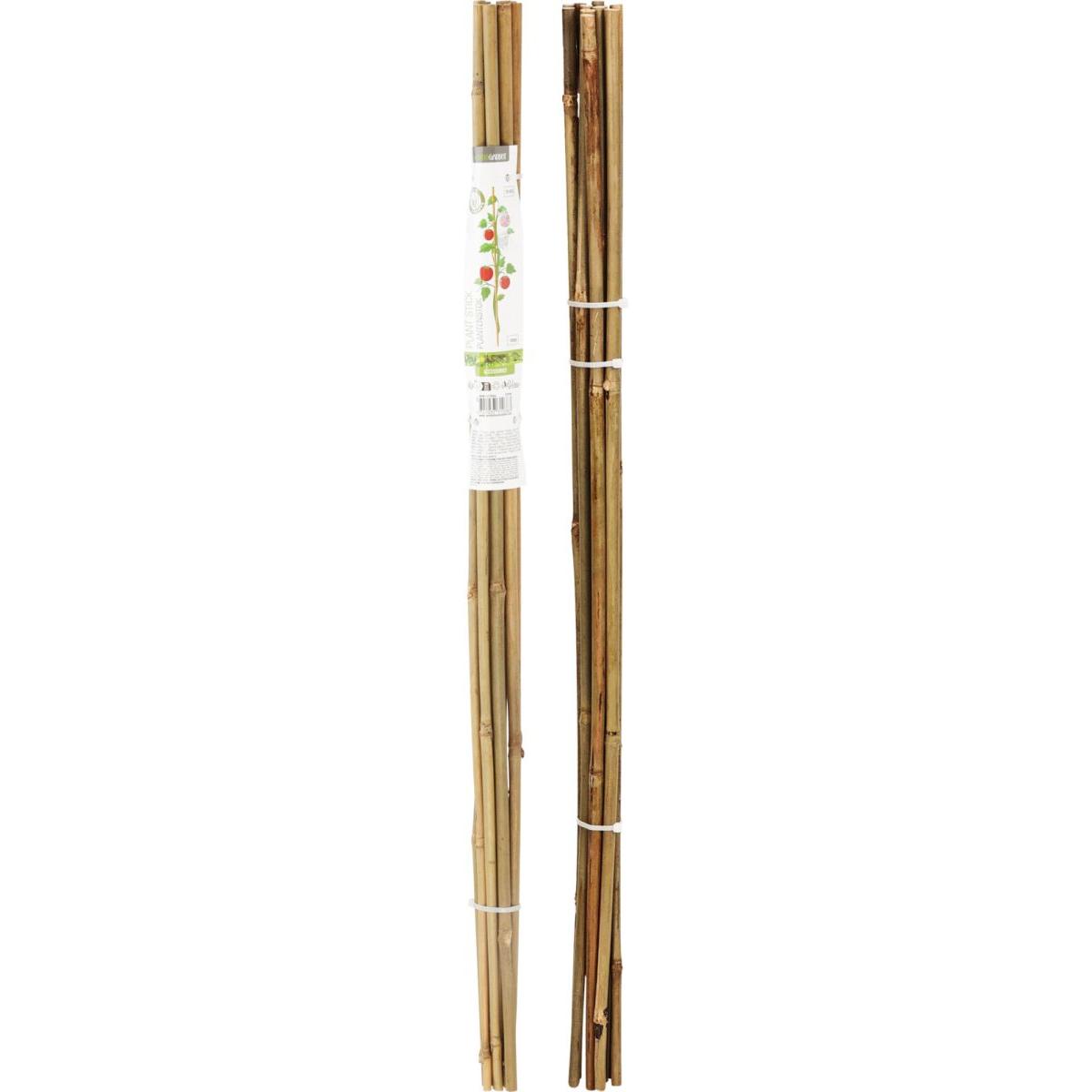 Progarden Bamboo Plant Support Garden Sticks Brown 116cm Pack of 10 836610160 | Lightweight and Sturdy | Easy to Cut | For Flowers-Vines-Trees and Potted Plants | Natural Growth Aid