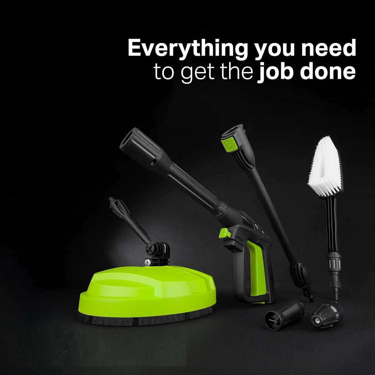 Draper 165 Bar Pressure Washer Black and Green 2200W 230V-240V 8.2 Max Litre-Min 03095 | Auto Control with Total Stop Device Saves Water, Prolongs Pump and Motor Life | 6 Meter High Pressure Hose with Integrated Reel | Integrated Detergent Bottle