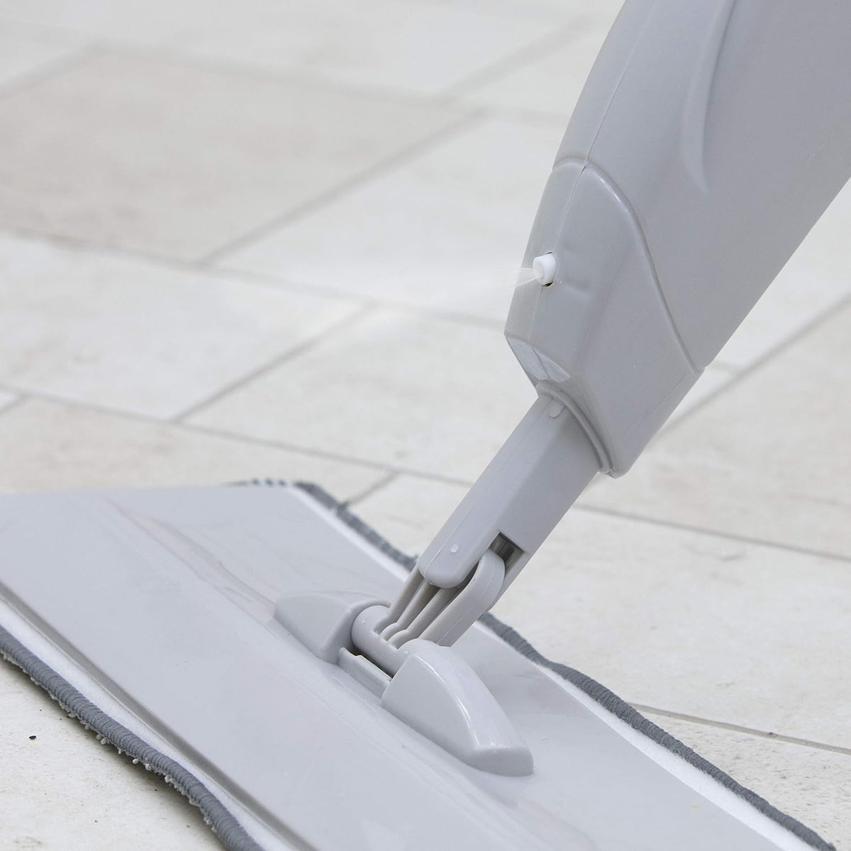 Our House Spray Mop Grey SR22047 | Fast and Efficient Cleaning for Busy Modern Lifestyles | Say Goodbye to Buckets with 2-in-1 Design | Microfibre Pad Removes Dust and Dirt with Ease | Comfortable to Use with an Easy Squeeze Trigger and Finger Grip Handle