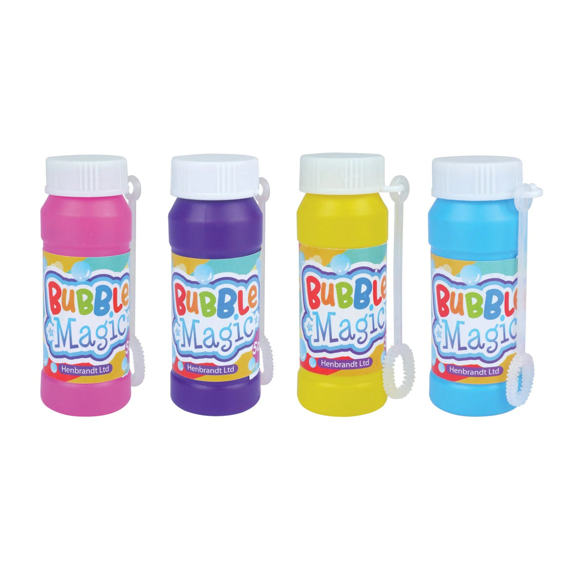 Henbrandt Bubble Magic Tub Assorted Colours 9cm x 3.3cm 50ml R00589
