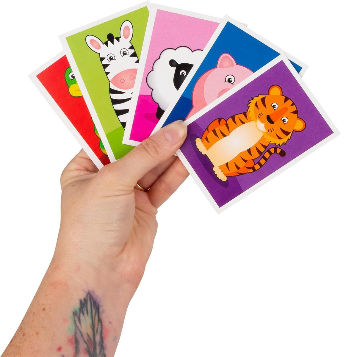 HGL Animal Snap and Pairs Card Game Multicoloured Pack of 36 SV21805 | Fun Educational Matching Game | For Kids Age 3 Plus | Cards for Memory and Snap Play