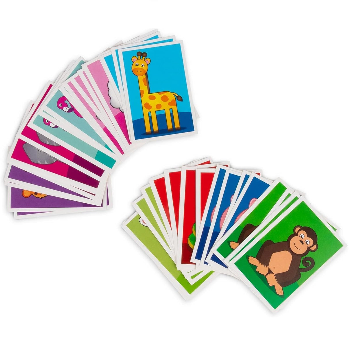 HGL Animal Snap and Pairs Card Game Multicoloured Pack of 36 SV21805 | Fun Educational Matching Game | For Kids Age 3 Plus | Cards for Memory and Snap Play