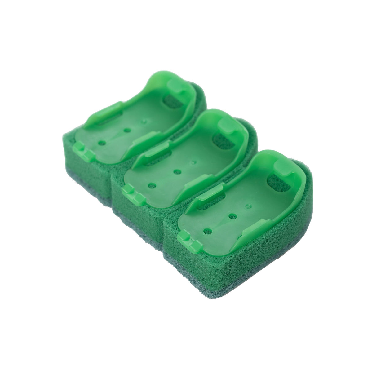 Addis Fairy Max Power Soap Dispensing Dish Brush Refills Green Pack of 3 519862 | Non-Scratch Cleaning Heads | 2X Longer Lasting | Next Level Performance | Ergonomic Handle | For Head to Head Reach