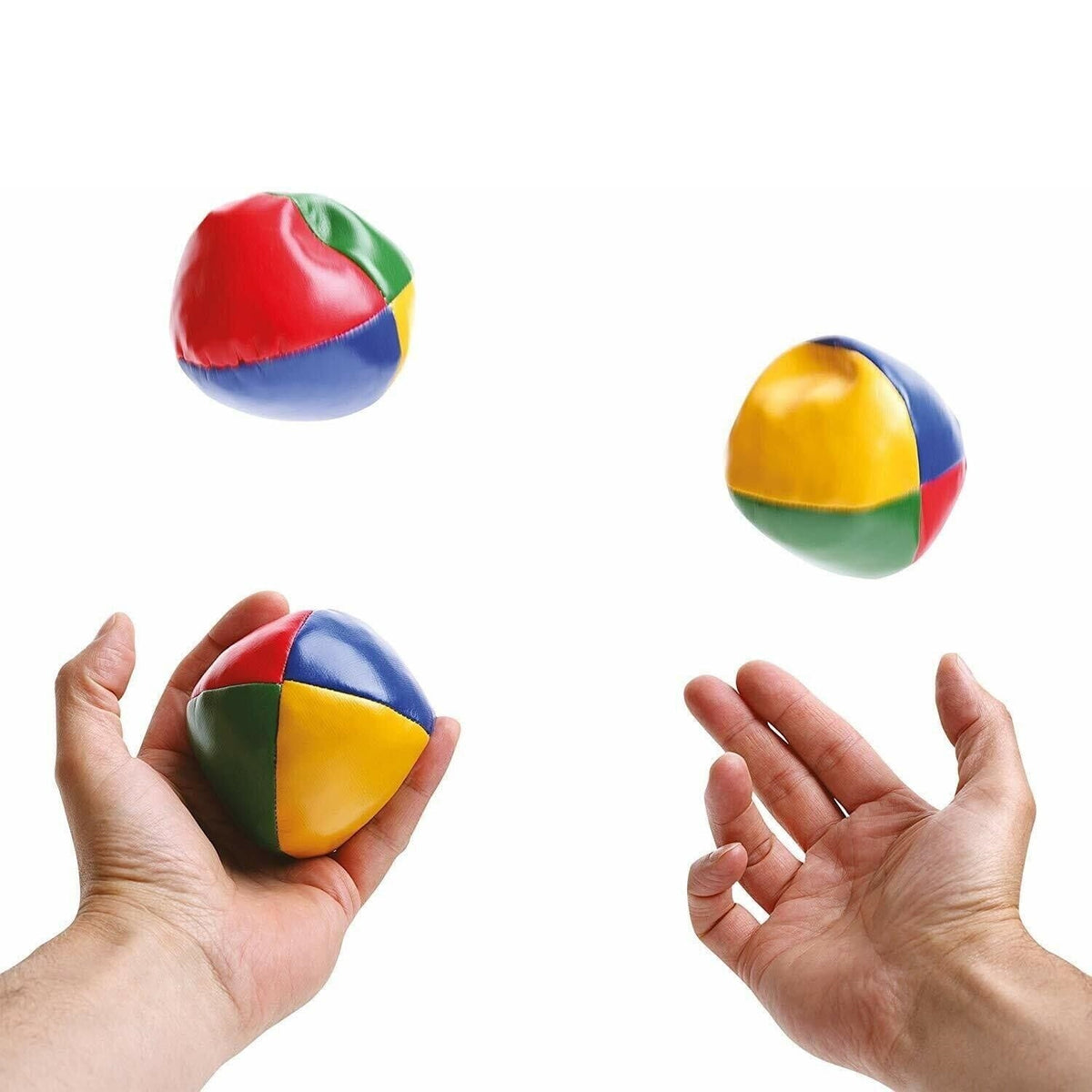 Henbrandt Circus Juggling Balls Multicoloured Pack of 3 T03069 | Soft Colourful Balls | Ideal for Beginners and Kids