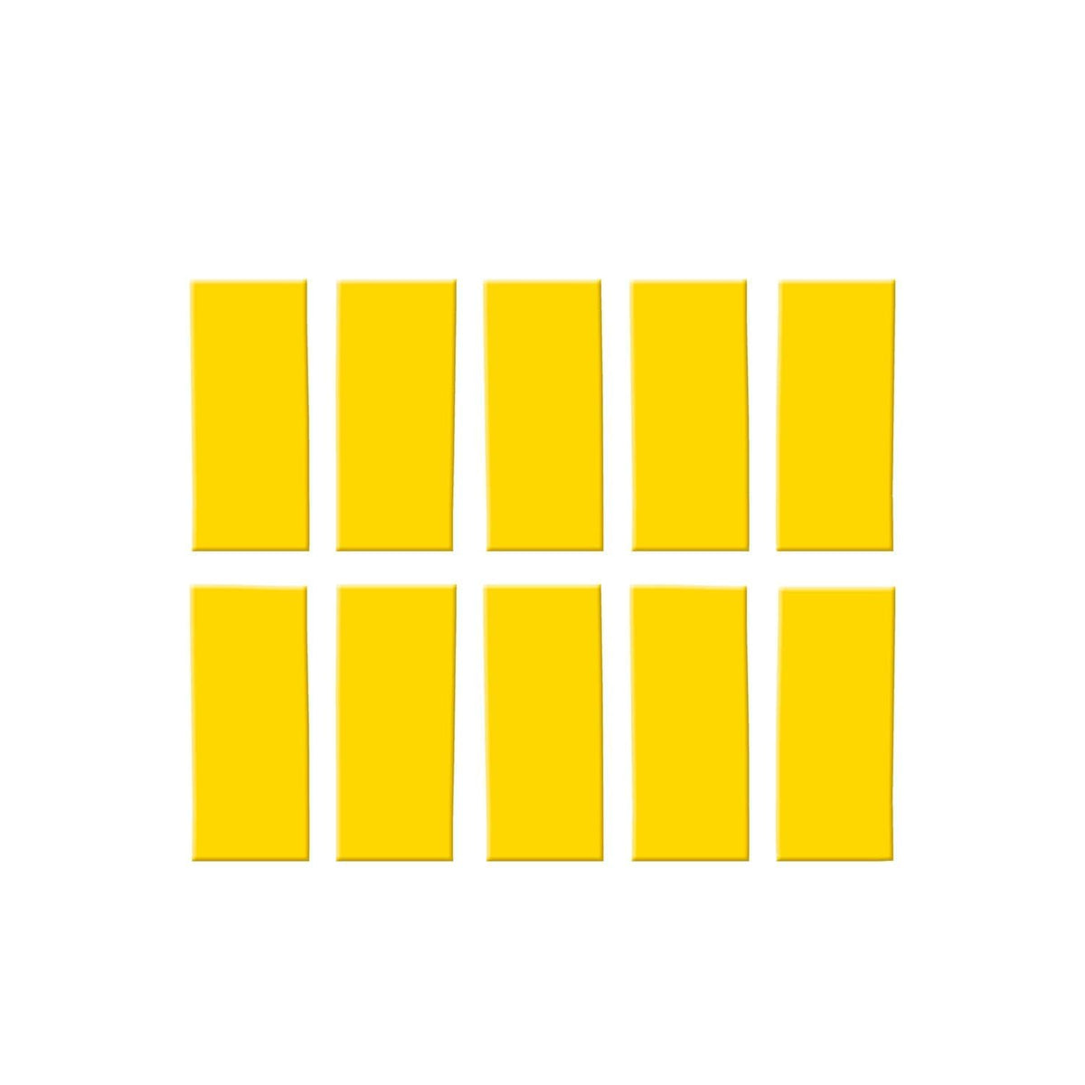 UniBond No More Nails Removable Strips Yellow 20mm x 40mm Pack of 10 2675762 | Holds Up to 2Kg Per Strip | Double-Sided for Indoor Use | Mounting Tape | Removable