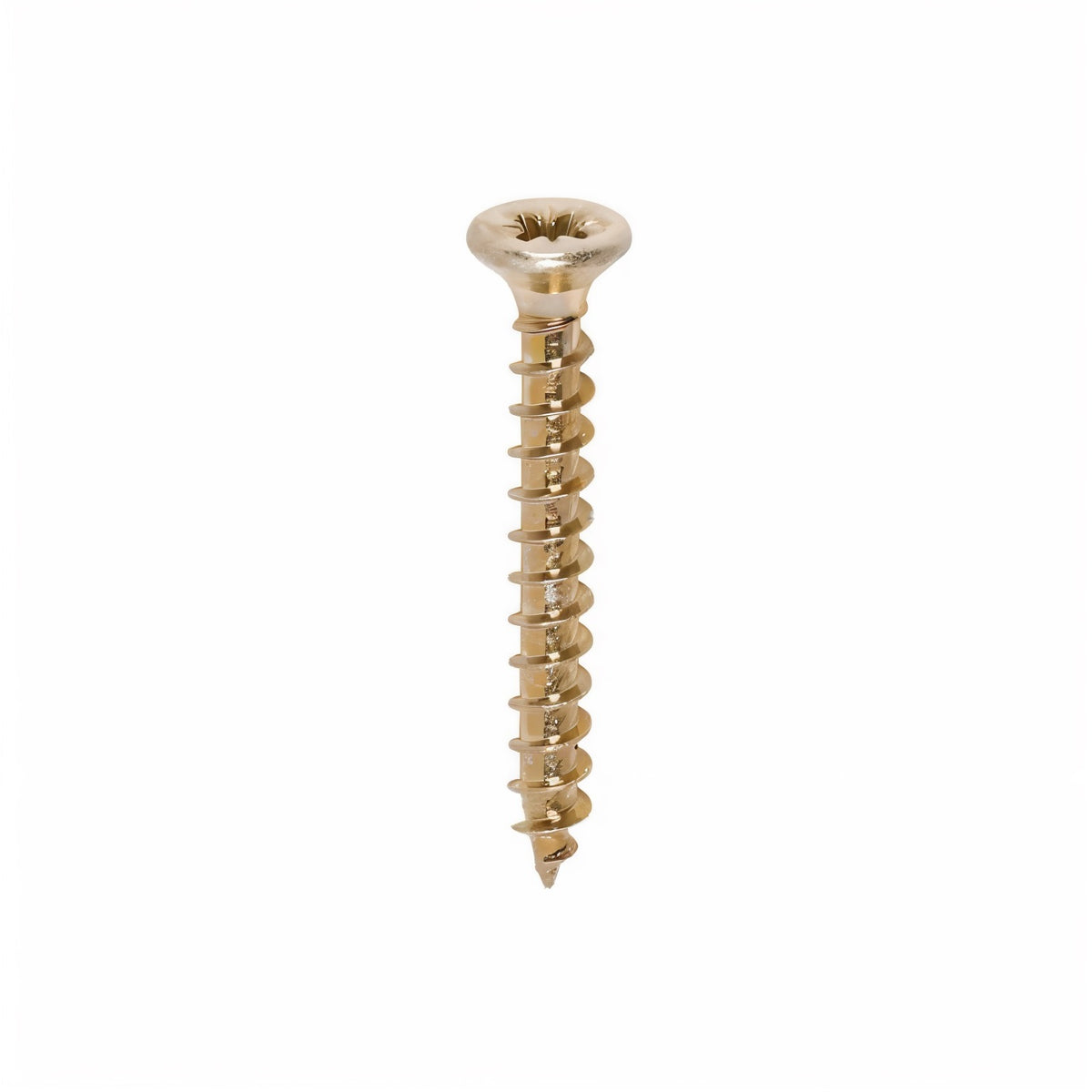 Timco Solo Wood Screws Zinc Yellow 3.0mm x 25mm Pack of 200 30025SOLOC | Timber Construction Screws | Chipboard and Woodscrews