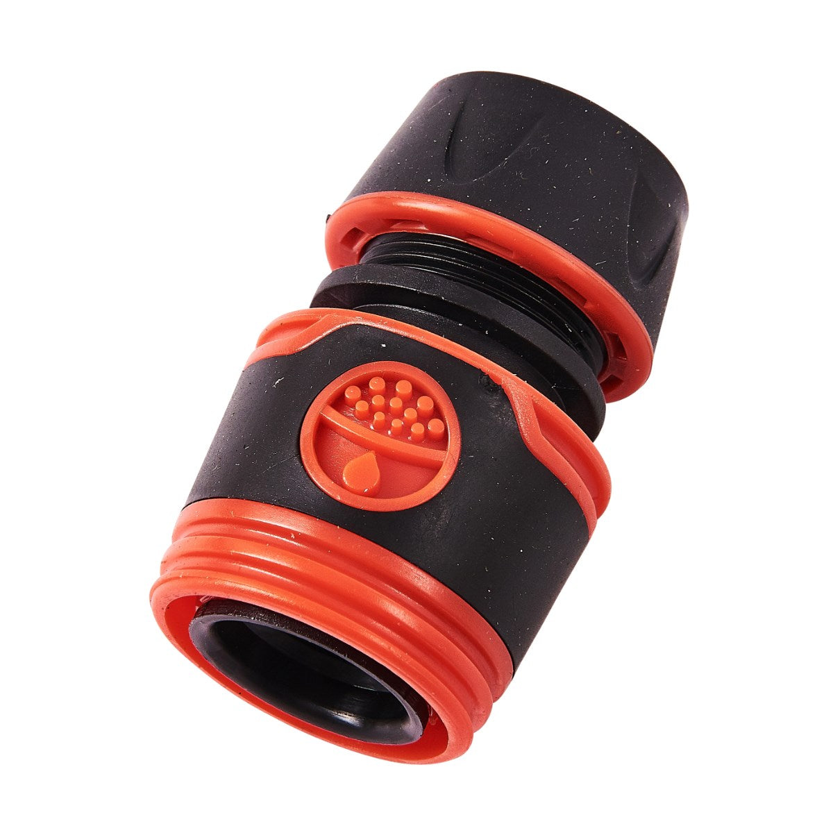 Amtech Hose Connector Without Stop Red and Black 0.5-Inch U2524 | Durable Garden Hose Fitting | Compatible with Other Leading Brand Name Hose Connectors