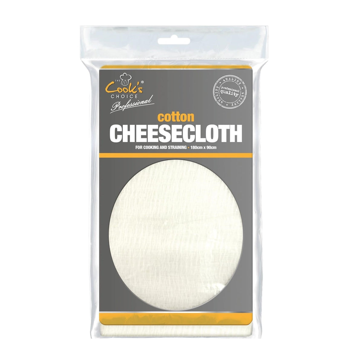 151 Cooks Choice Cotton Cheesecloth White 180cm x 90cm SB1029-24 | Reusable Food Grade Cloth | For Cooking-Straining and Cheese Making