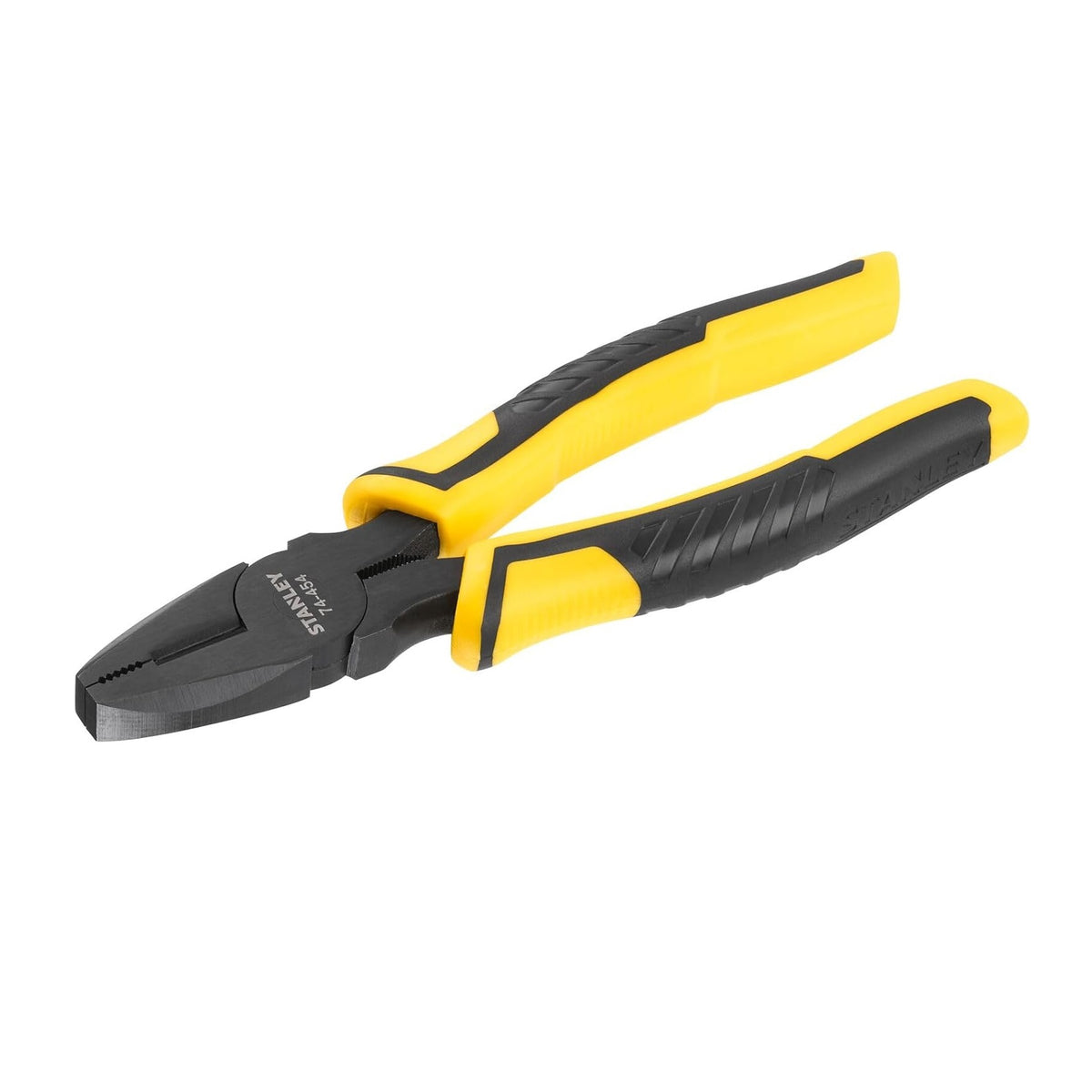 Stanley Dynagrip Combination Pliers Yellow and Black 180mm STHT0-74454 | Precision Wire Cutter for Electrical and DIY Use