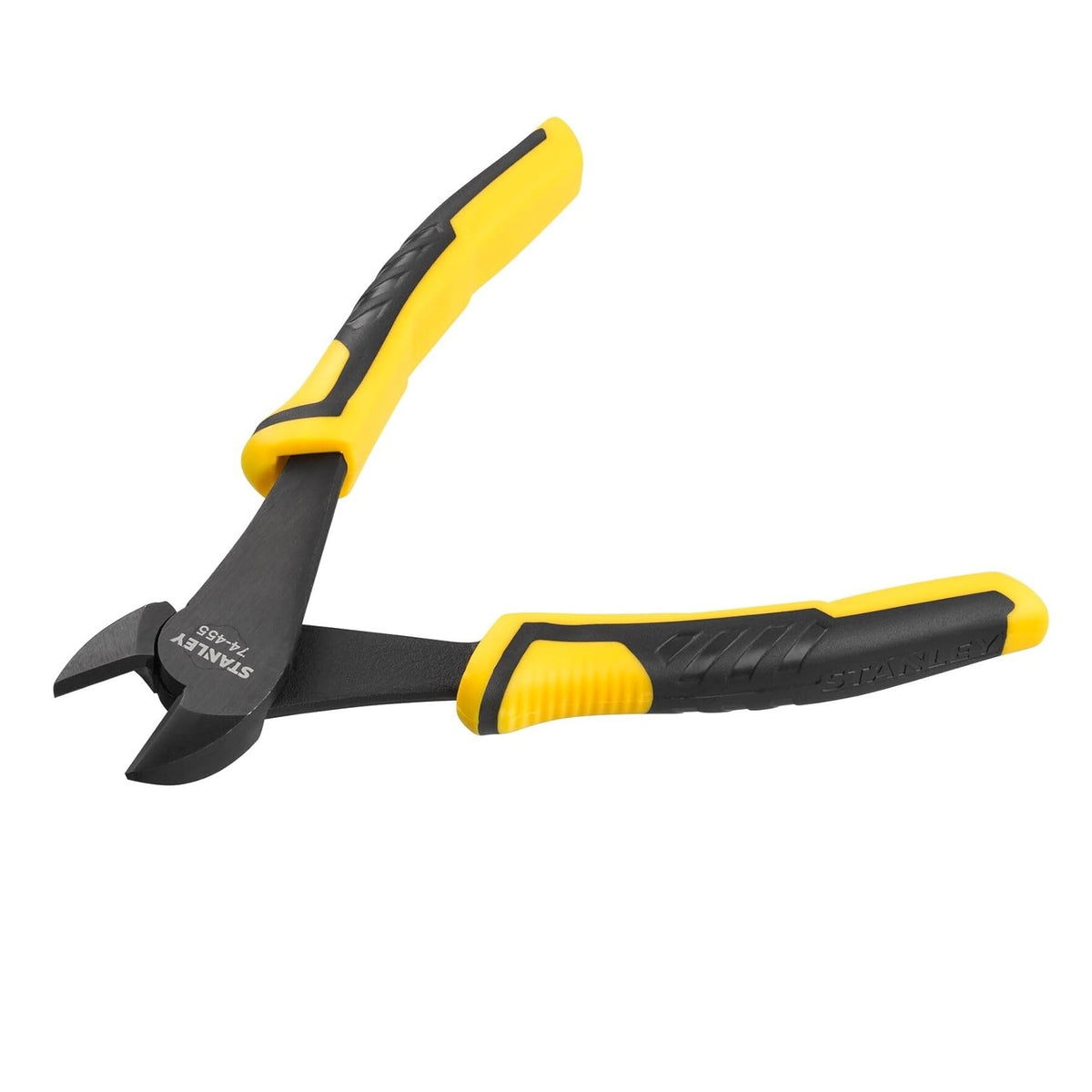 Stanley Dynagrip Diagonal Cutting Pliers Yellow and Black 180mm STHT0-74455 | 3-Zone Grip | Precision Wire Cutter for Electrical and DIY Use