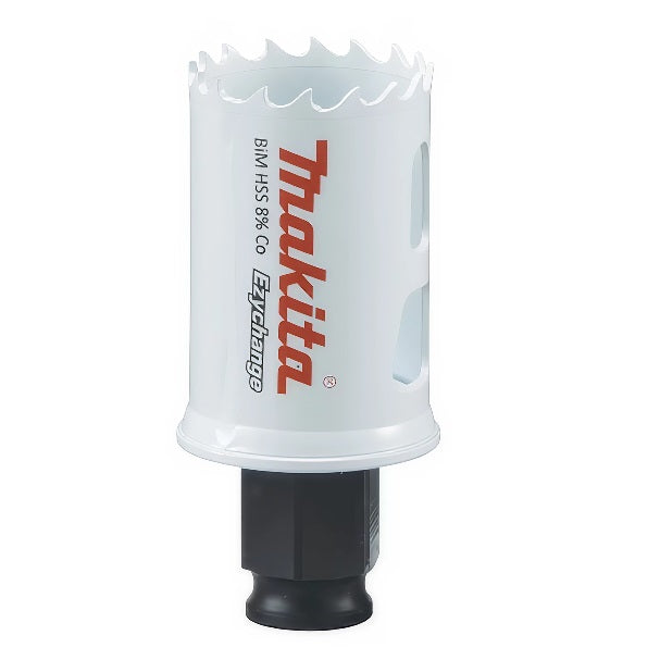 Makita Ezychange High Speed Steel Bi-Metal Hole Saw White and Black 32mm E-03735