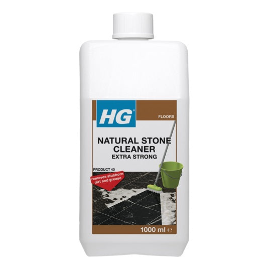 HG Extra Strong Natural Stone Stripper Power Cleaner White 1Ltr 213100106