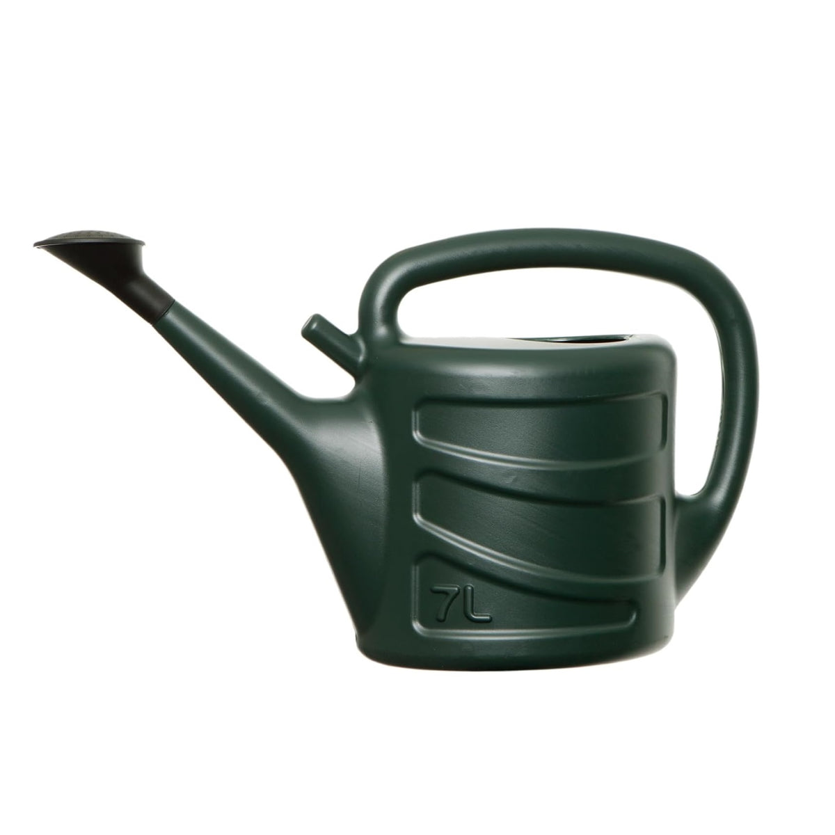 Whitefurze Plastic Garden Watering Can with Detachable Rose Green 7Ltr G28WC07G | Durable and Lightweight Material | Versatile Watering Can | Easy-Grip Handle | Ideal for Indoor and Outdoor Plant Watering