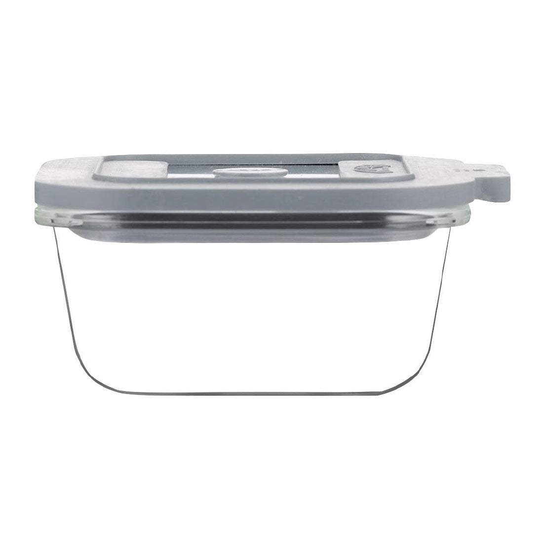 Kilner Square Fresh Storage Container Clear 0.31Ltr H5.5cm x W12.4cm x D11.4cm 25.095 | Freezer Safe | Dishwasher Safe | Oven Safe | Microwave Safe | Perfect for Fresh Snacks - Sauces and Dips
