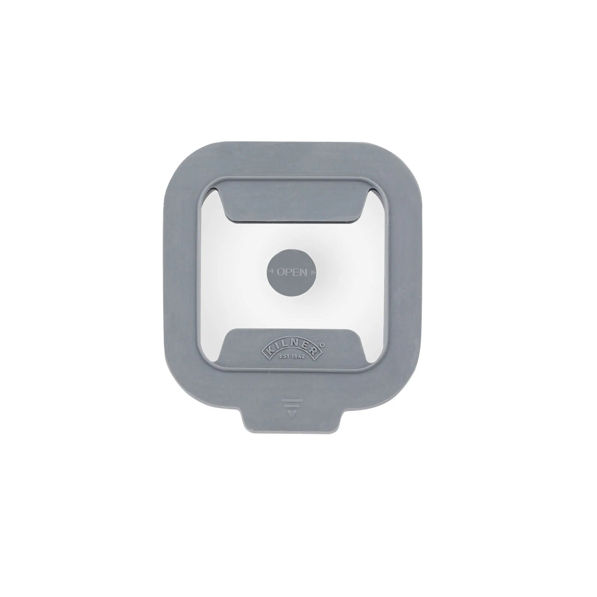 Kilner Square Fresh Storage Container Clear 0.31Ltr H5.5cm x W12.4cm x D11.4cm 25.095 | Freezer Safe | Dishwasher Safe | Oven Safe | Microwave Safe | Perfect for Fresh Snacks - Sauces and Dips