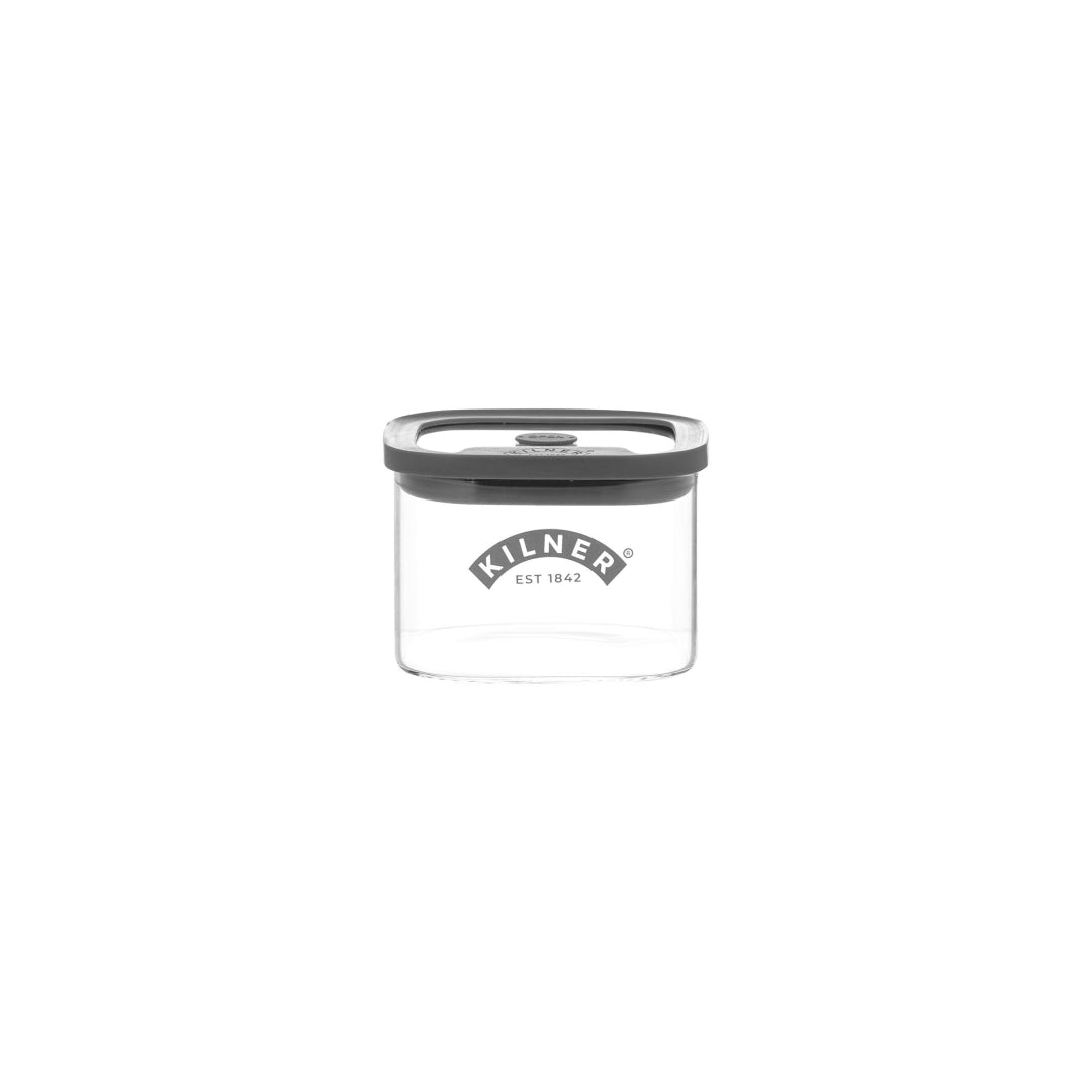 Kilner Square Fresh Storage Jar Clear 0.5Ltr 25.100 | Reuse | Refill | Recycle | Made to Last | Glass is Best