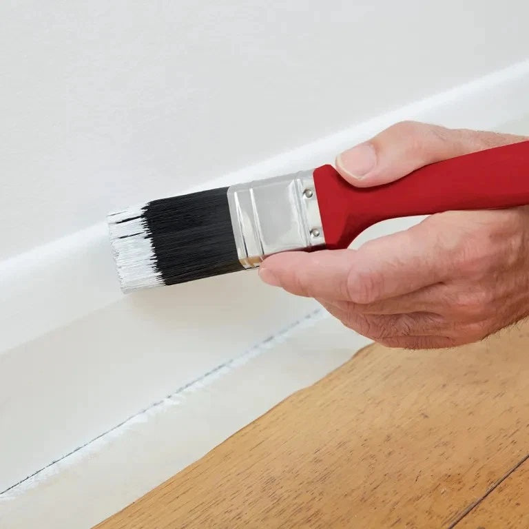 Dekton Paint Brush Set Red Assorted Sizes Pack of 10 DT95834 | Ideal For Water Based Gloss and Emulsion Paints | Suitable For Use With Varnishes and Stains