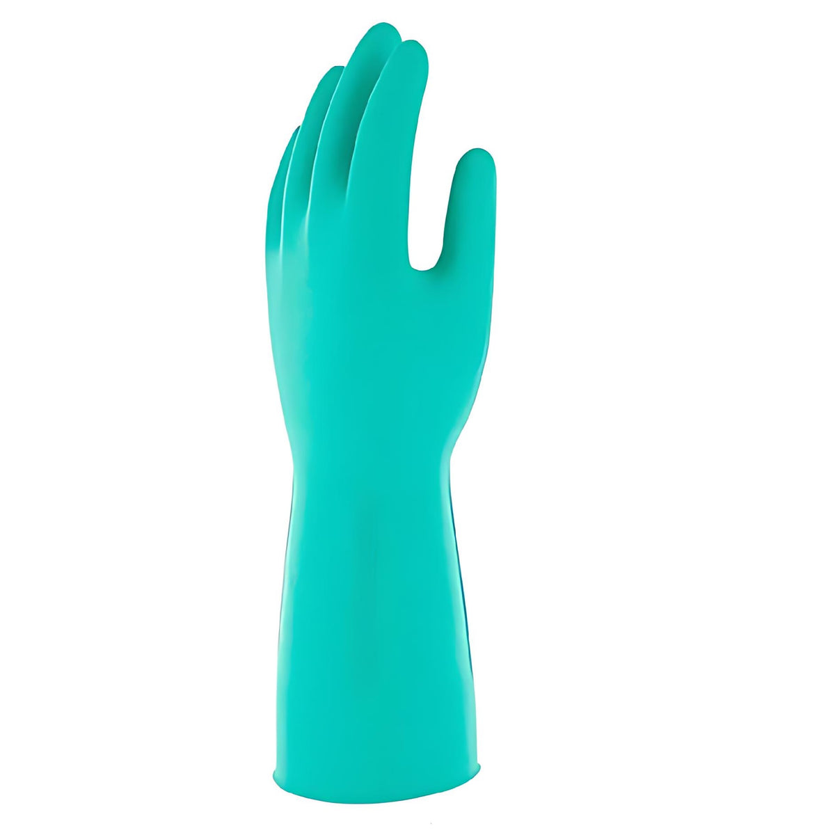 Marigold Stronger Bathroom Gloves Green Large 8.5 1 Pair FH175511 | For a Brighter Clean | Extra Thick plus Long Cuffs for Extra Protection | Excellent Fit and Tear Resistance | Roll-Top Cuffs that Stay Up