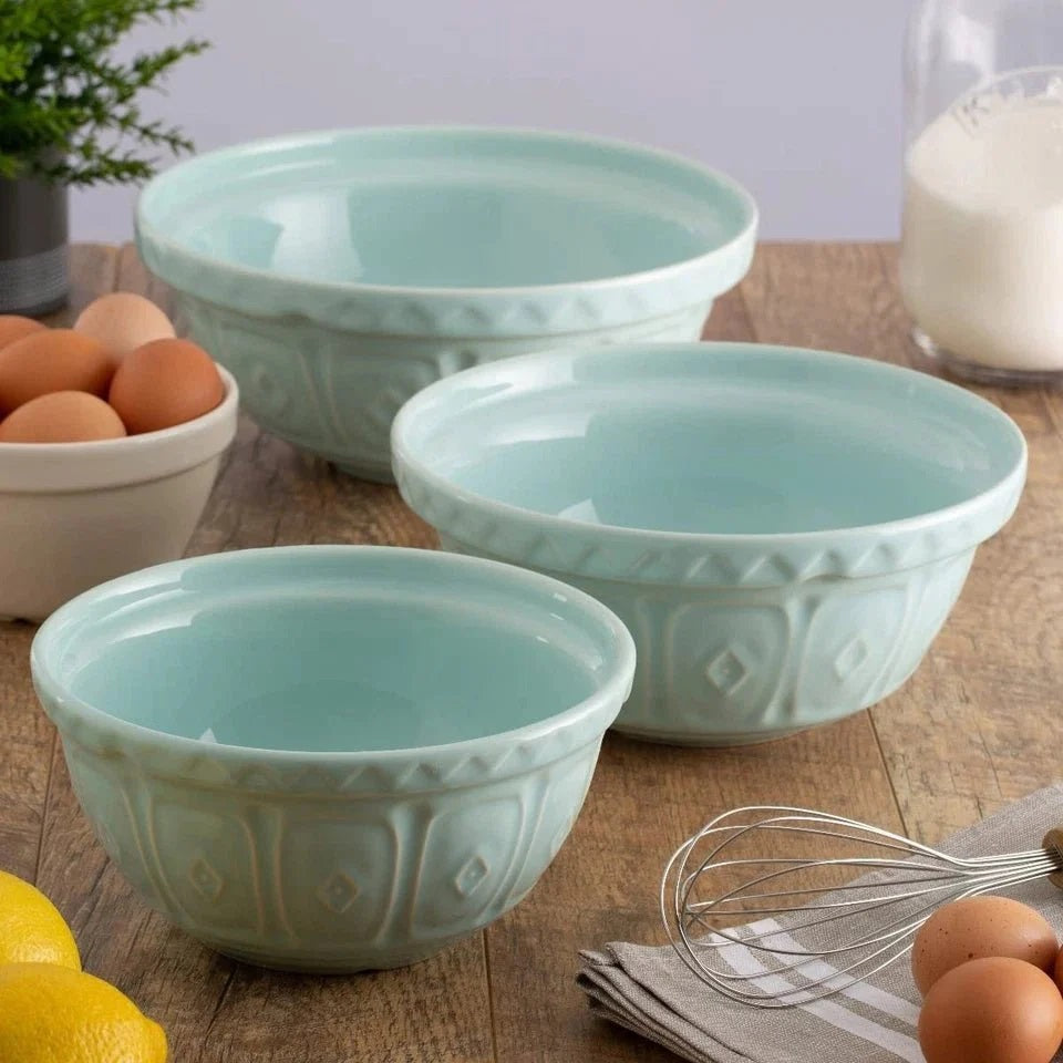 Mason Cash Mixing Bowl Powder Blue 26cm 2.7Ltr 2002.133 | Dishwasher and Microwave Safe