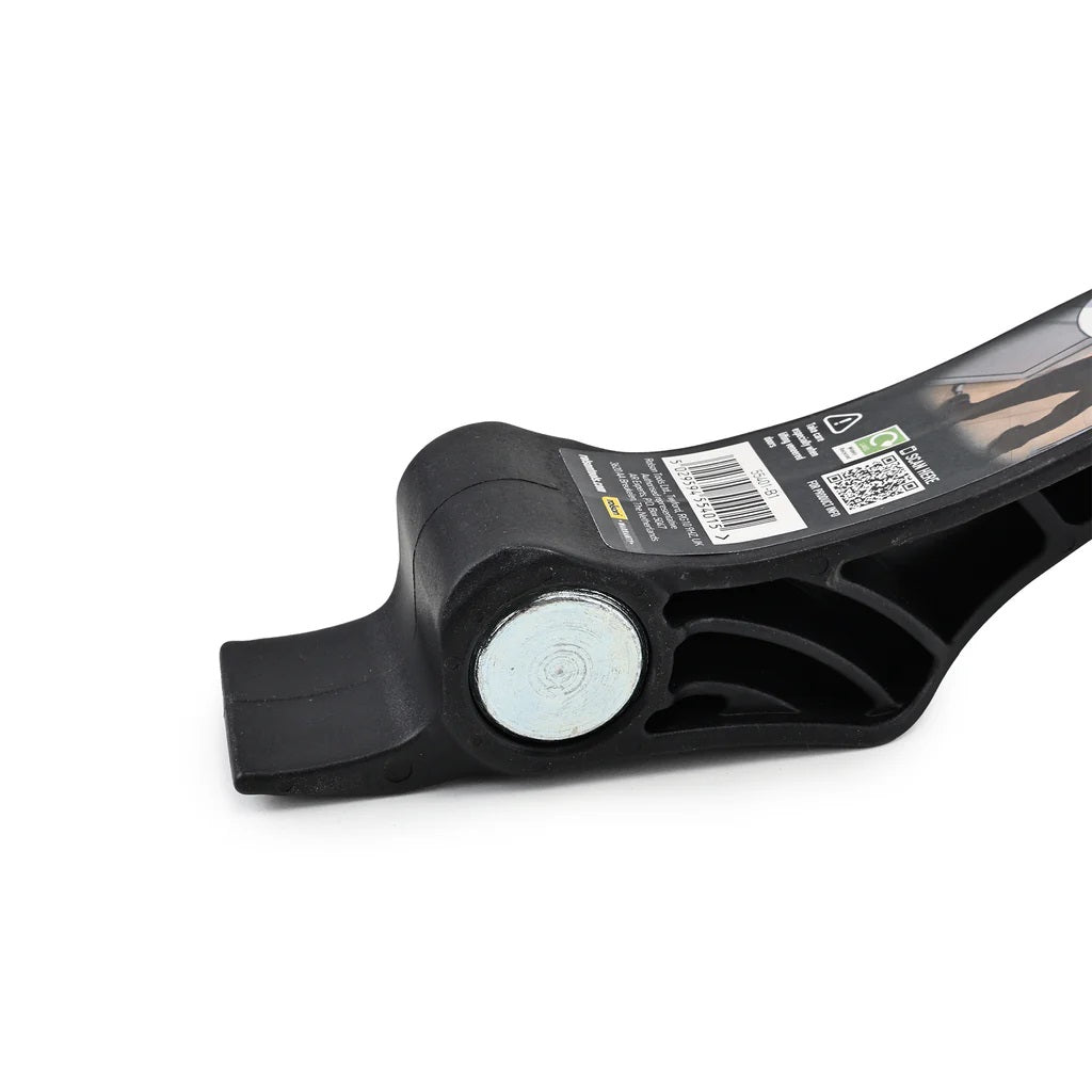 Rolson Foot Operated Door Lifter Black 55401 | Manufactured from Non-Marring Material Reinforced Nylon | Hang Hole for Storage | Maximum Lifting Height 38mm | Maximum Weight 100Kg