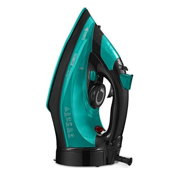 Tower Ceraglide 2-in-1 Cord-Cordless Steam Iron Teal 2800W T22022TL | 200g Powerful Steam Boost | Anti-Calc and Self-Clean Function | Vertical Steam and Spray Function | Orbit 360 Degree Easy Dock | 2.5 Mtr Extra-Long Power Cord | Two Irons in One - Use Corded or Cordless for Ultimate Versatility | Ceraglide Elite - Non-Stick, Scratch-Resistant Ceramic Soleplate Makes for Fast and Effortless Ironing | Rapid 25-Second Heat up | Ultra Light and Easy to Manoeuvre | Super Fast 10-Second Recharge