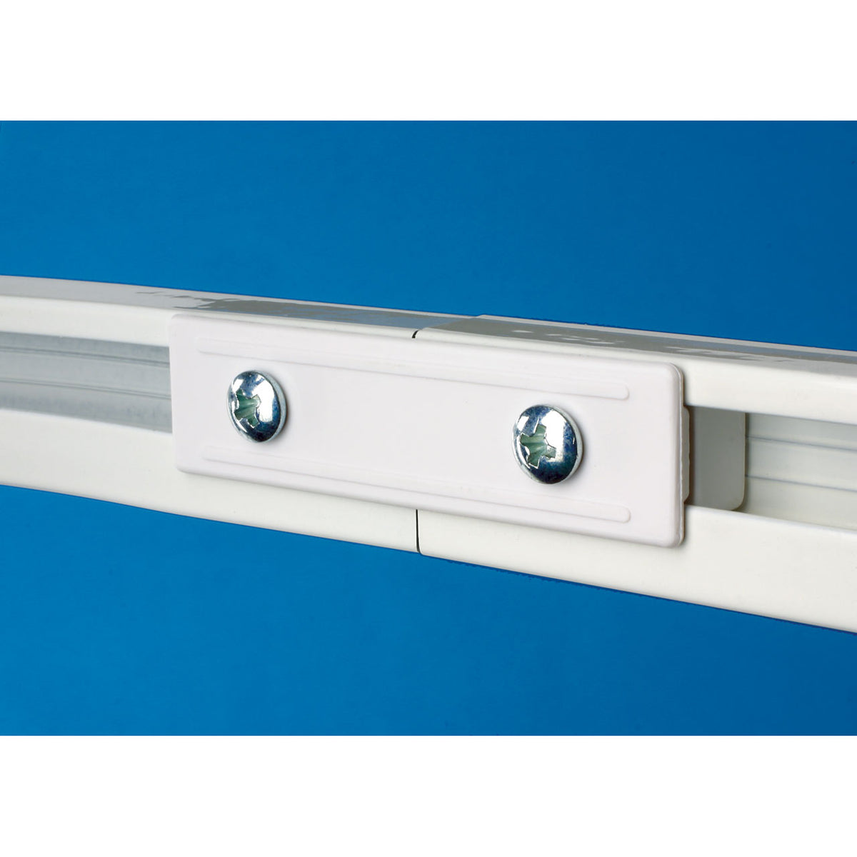 Euroshowers Professional Multi Shower Curtain Track White 88910 | Sturdy Aluminium Profiles | Join the Tracks and Cut to Size