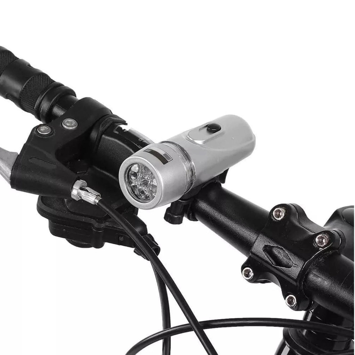 Kingavon LED Bicycle Light Set Silver BL103