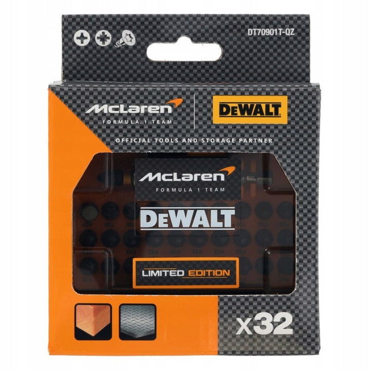 Dewalt McLaren Flex Torq Bitset Black 32-Piece DT70901T-QZ