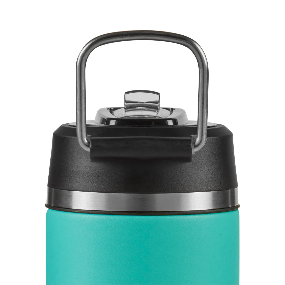 Thermos Icon Series Flip Lid Bottle Bottle Aqua Blue 8cm x 8cm x 21cm 530ml 350g 207281 | Vacuum Insulated Stainless Steel Flask | Keeps Drinks Cold for 16Hrs | Durable Leak-Proof Travel Water Bottle | Dishwasher Safe | Flip-up Straw | Non-slip Base