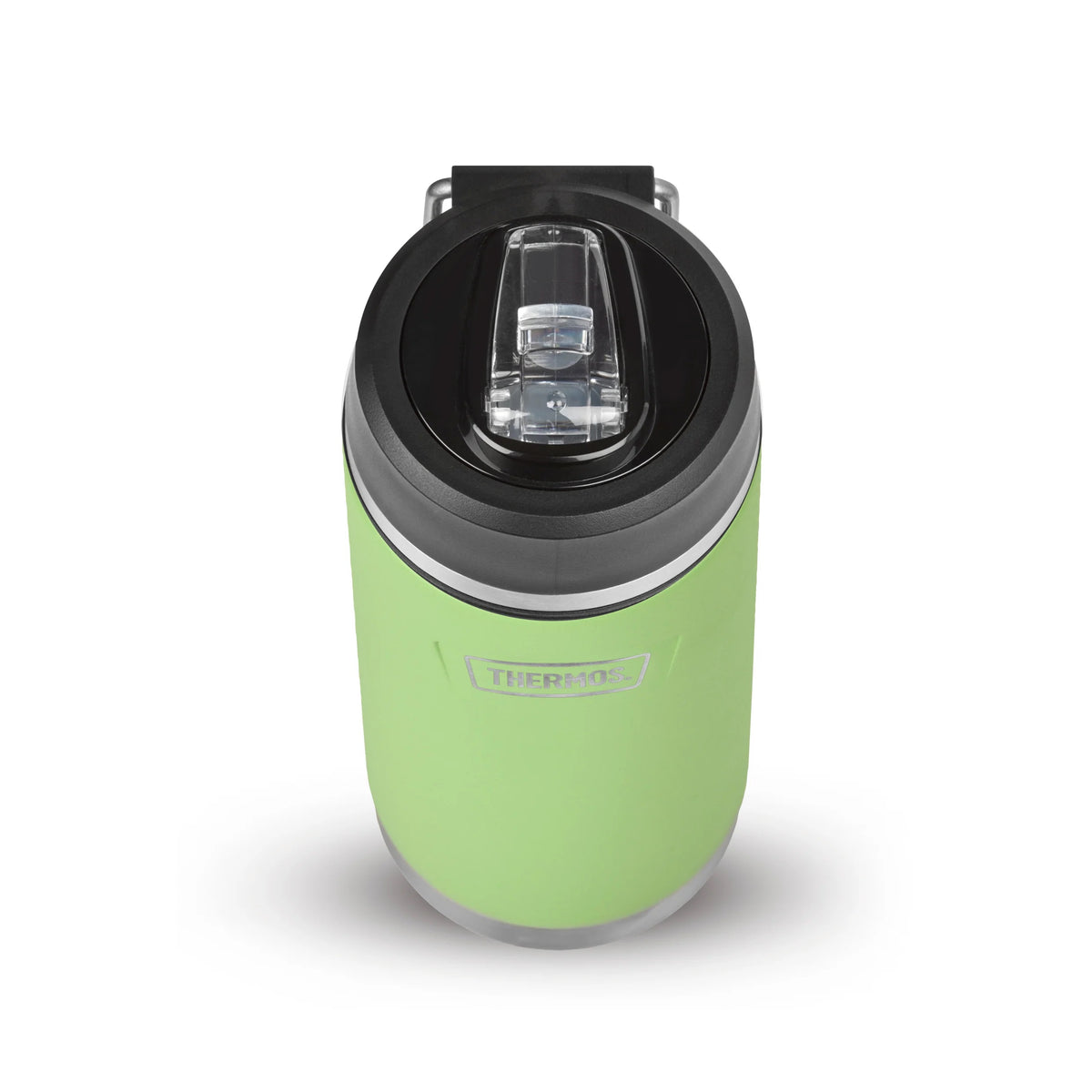 Thermos Icon Series Flip Lid Bottle Lime Green 8cm x 8cm x 21cm 530ml 350g 207430 | Vacuum Insulated Stainless Steel Flask | Keeps Drinks Cold for 16Hrs | Durable Leak-Proof Travel Water Bottle | Dishwasher Safe | Flip-up Straw | Non-slip Base | Easy