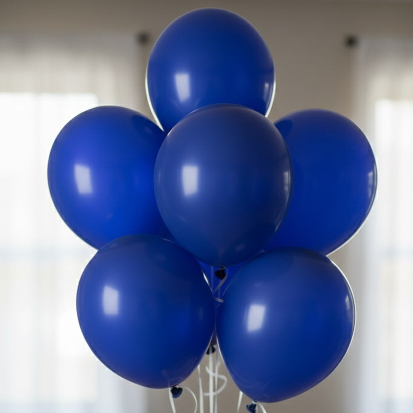 Unique Premium Latex Balloons Royal Blue 12-Inch Pack of 10 88006