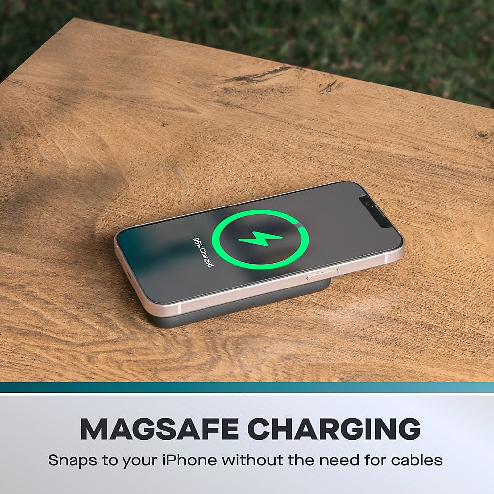 Daewoo 5000mAh Magsafe Wireless Portable Power Bank Black ELA1443