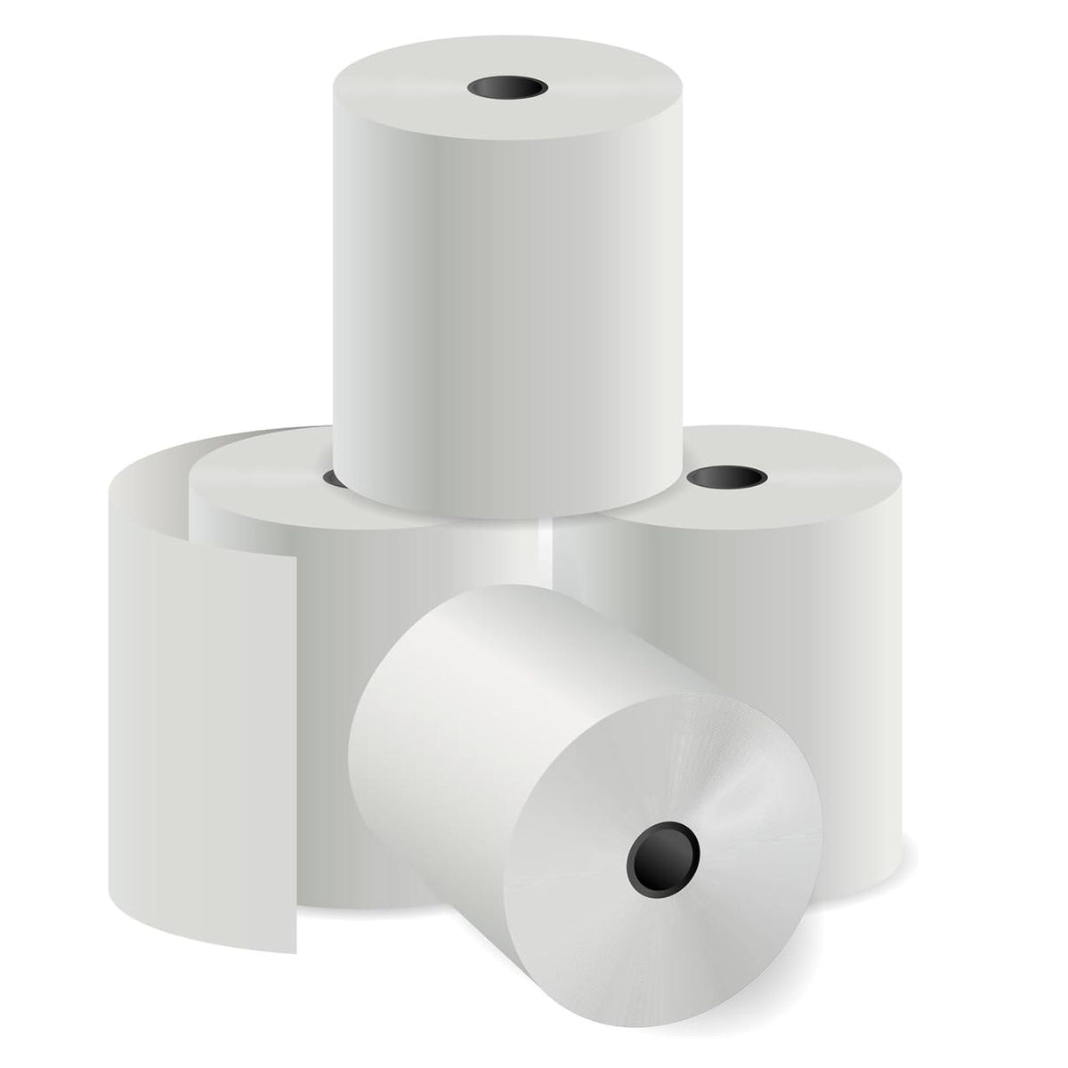 Thermal Receipt Till Rolls White 80mm x 80mm Pack of 5 SA017B | Long-Lasting POS Printer Paper | For Cash Register-POS and More