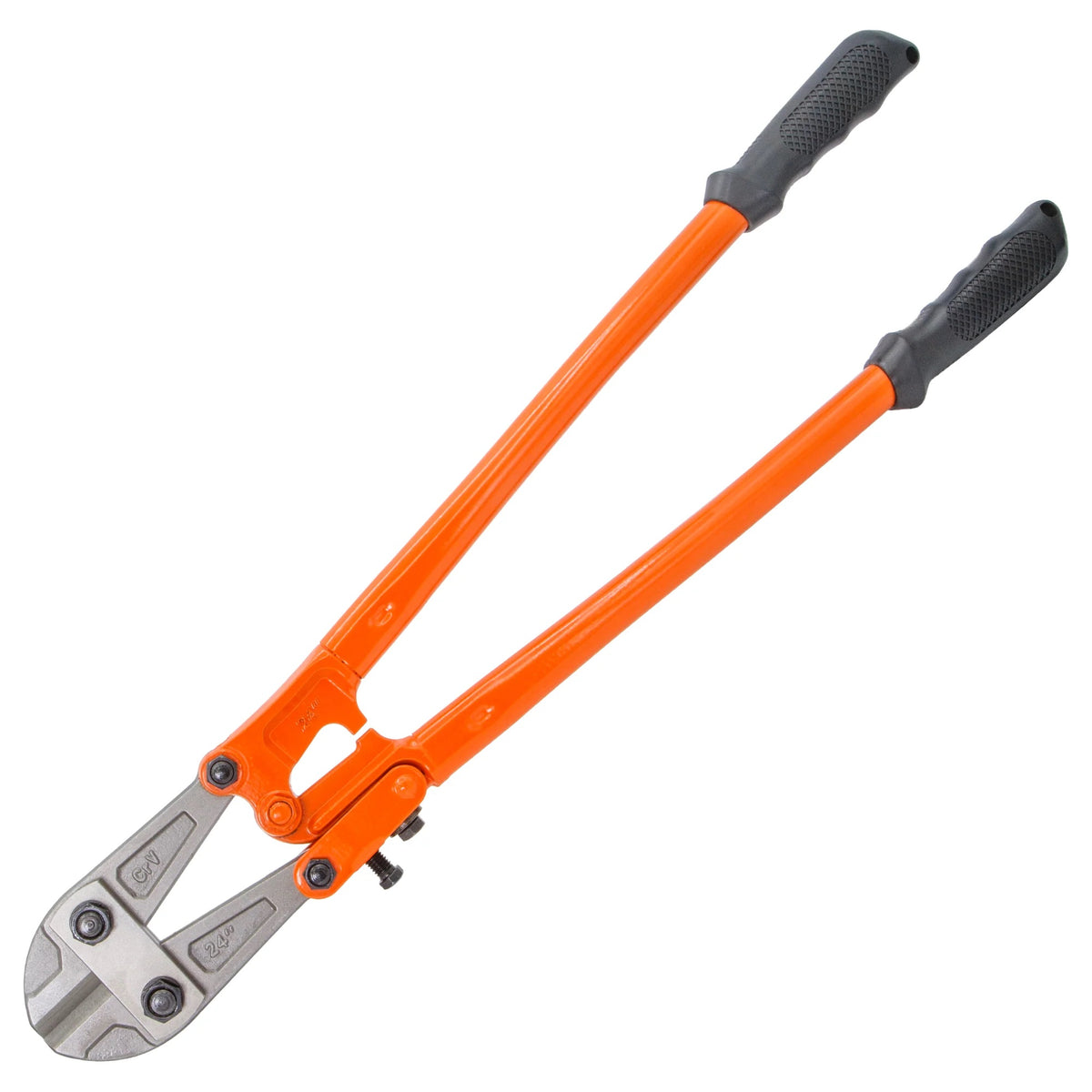 Rolson Heavy Duty Bolt Cutter Orange 600mm 22307 | Manufactured from CrV with Drop Forged Construction | Heat Treated for Strength and Durability | Ergonomical Non-Slip Cushion Grip | Suitable for Cutting Cable-Metal Wire-Bolts-Chains-Screws-Rivets etc