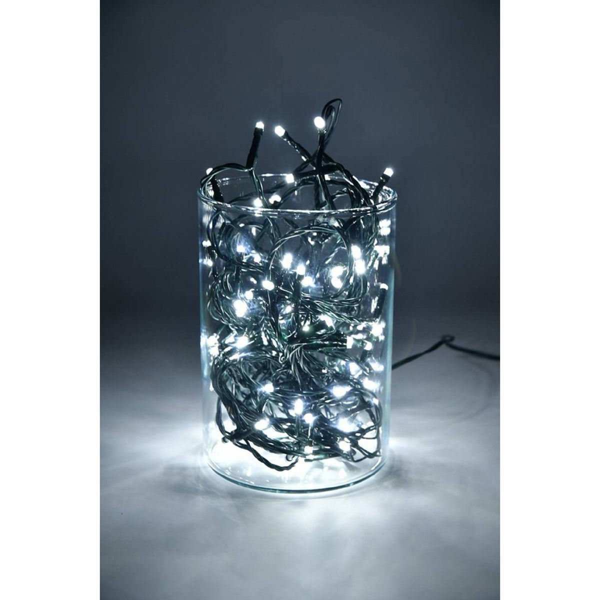 192 LED White Christmas Lights Black 14.5Mtr AX9810060 | With 8 Memory Functions | Perfect for Holiday Decorations | 6Hr Timer