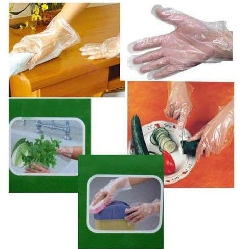 151 Duzzit Disposable Gloves White Pack of 100 DZT1032A-24 | Fit Both Left and Right Hands | For Cleaning-Decorating | Car Maintenance | Hair Treatment and Food Preparation