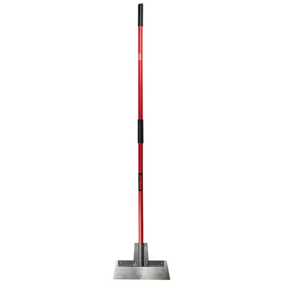 Amtech Long Handle Floor Scraper Red and Black G0956 | 150cm Handle and 300mm Spring Steel Blade | Durable Steel Construction | Non-slip Handles | For Removing Floor Tiles-Linoleum and Other Bonded Coverings