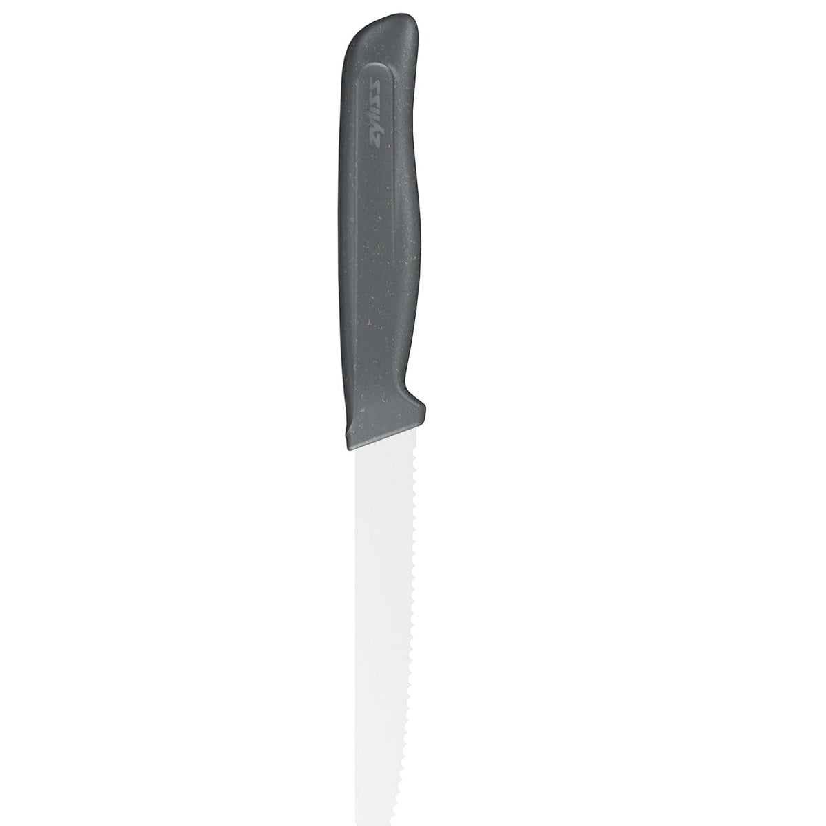 Zyliss Serrated Tomato Knife Grey 110mm E920288 | Blade Guard Included | German Stainless Steel
