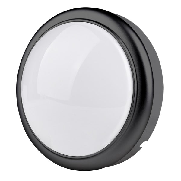 Energizer Circular Bulkhead LED Cool White 14W H190mm x W190mm x D48mm S10445 | 1200 Lumens-86 Lumens Per Watt | IP54 Protected from Dust and Water Spray
