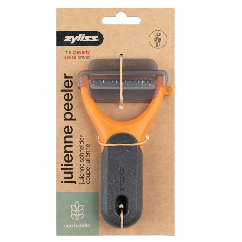 Zyliss Julienne Y Peeler Assorted H142mm x W81mm x D20mm E950050 | Eco Handle | Creates Juilenne Strips Easily and Quickly